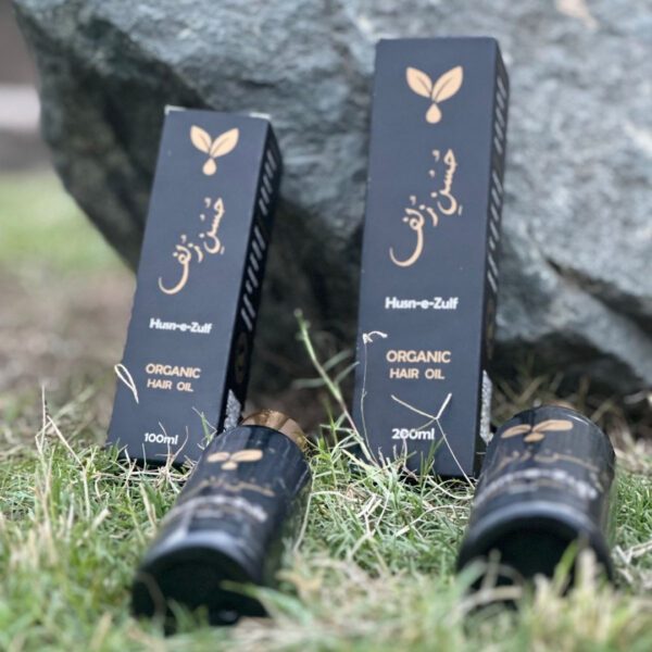 Husn-e-Zulf Organic Hair Oil - Image 4